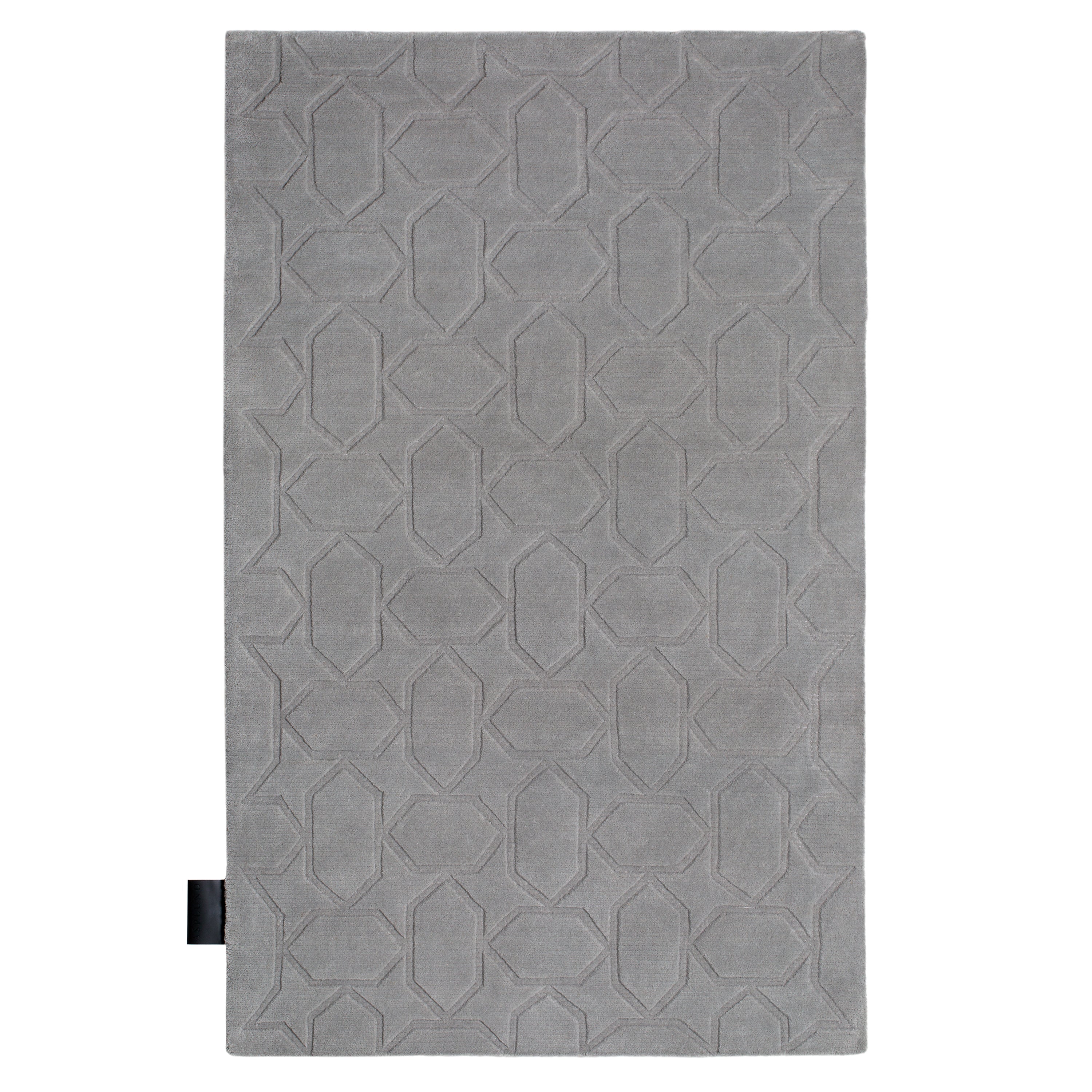 Gems Relief Rug: Large + Silver