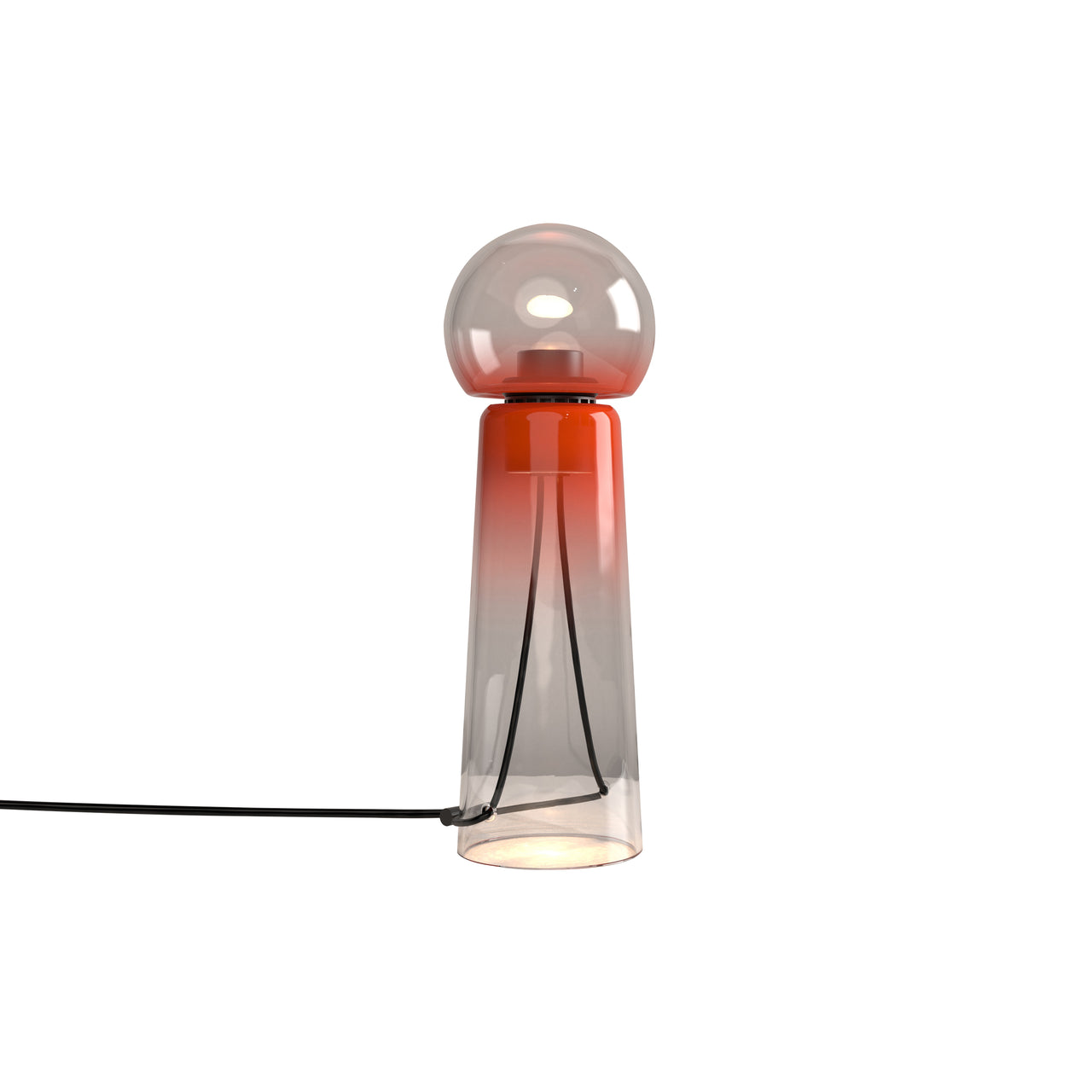 Gigi Table Lamp: Red