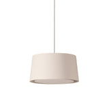GT6 Pendant Lamp: White Linen + White