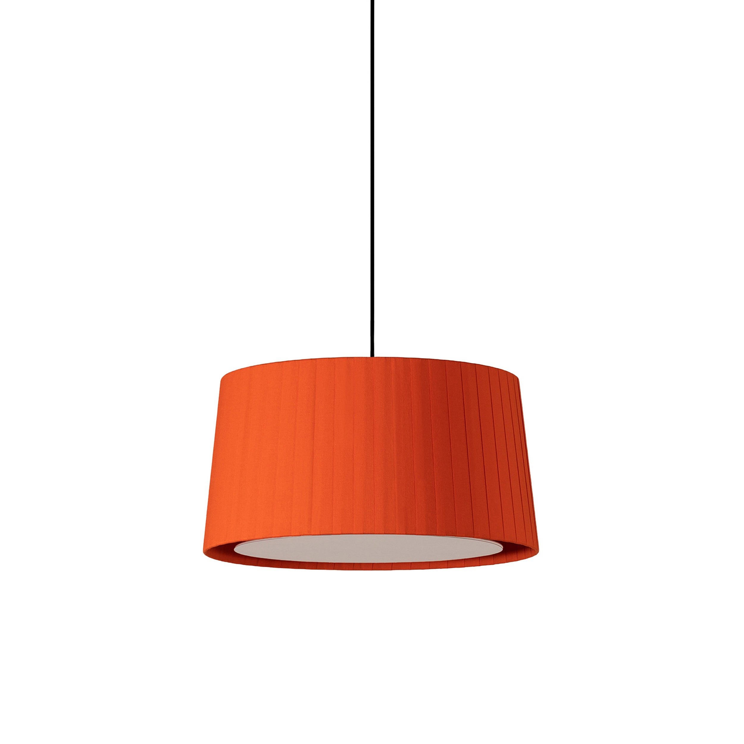 GT6 Pendant Lamp: Red-Amber + Black