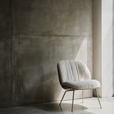 Beetle Soft Lounge Chair: Conic base + Fully Upholstered