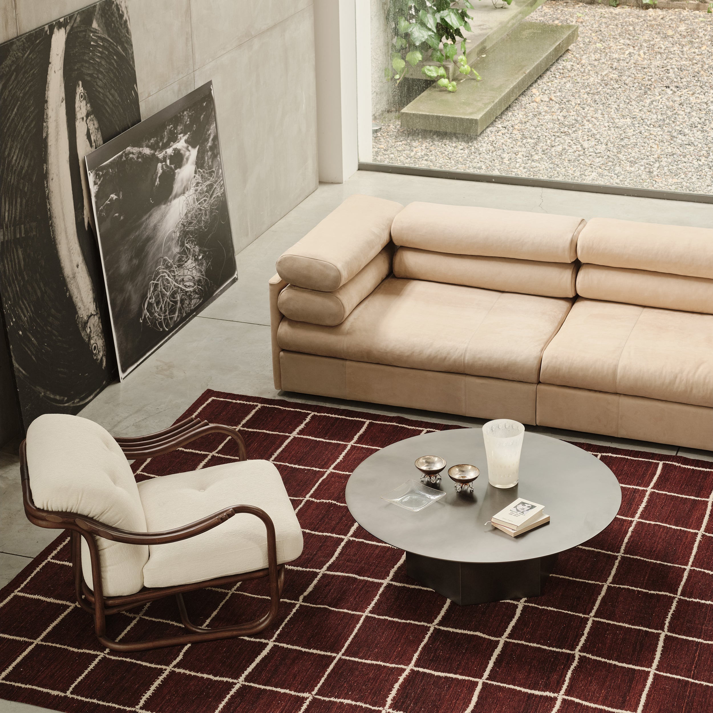 Poltrona Tria Lounge Chair: Fully Upholstered