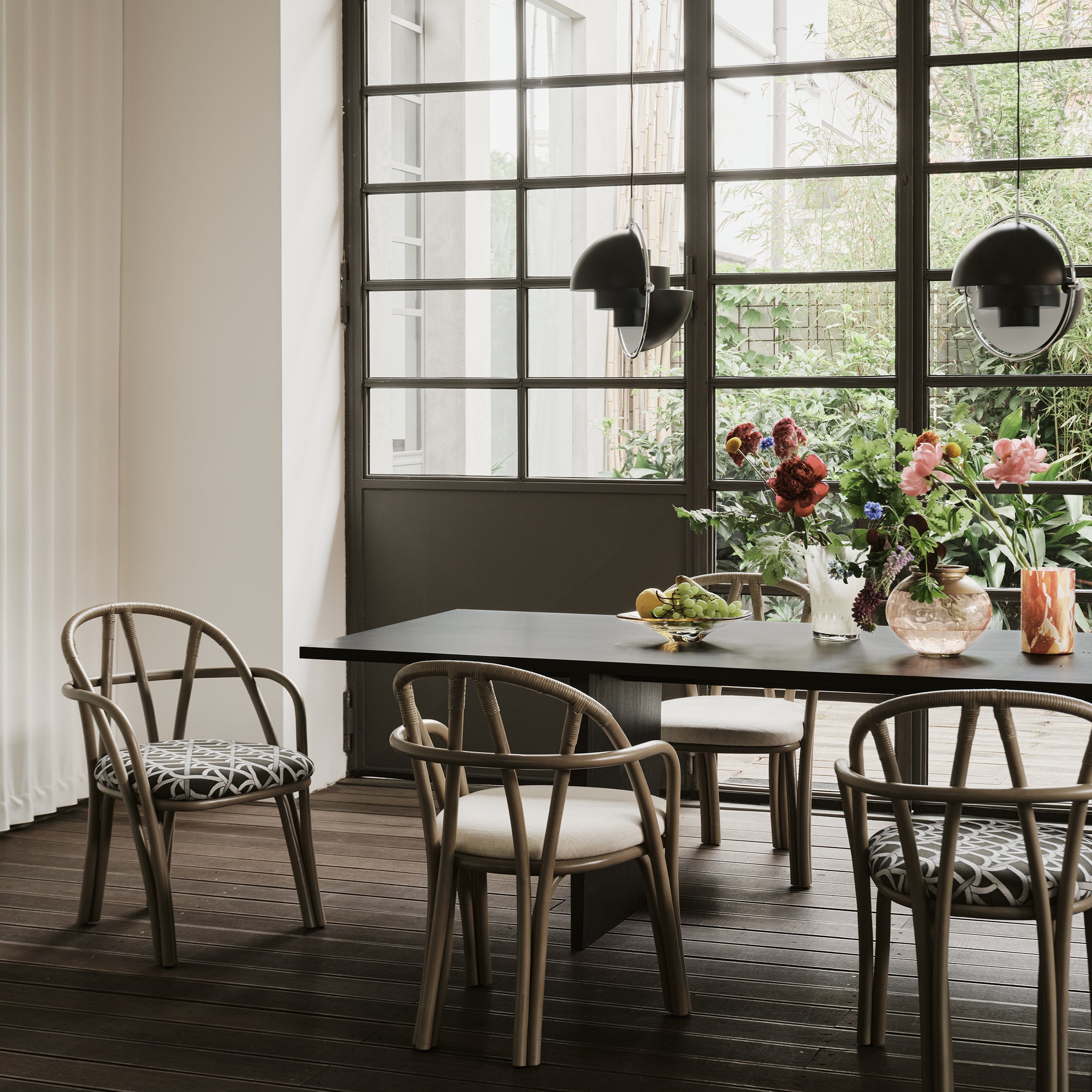 Bistra Dining Armchair: Seat Upholstered