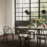 Bistra Dining Armchair: Seat Upholstered