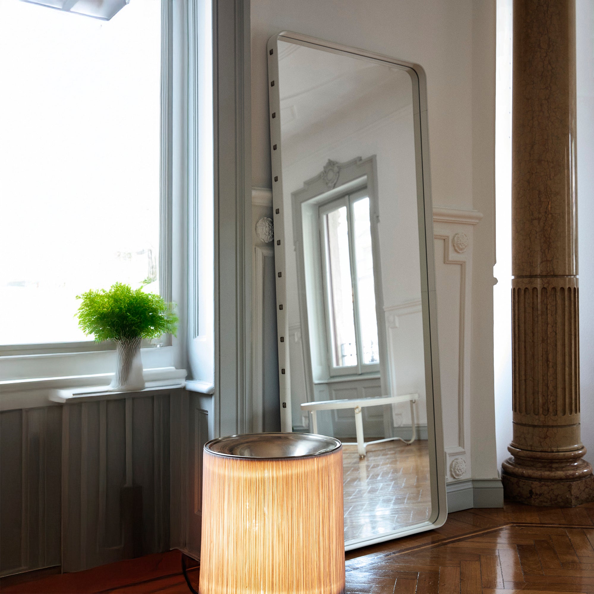 Adnet Rectangular Wall Mirror