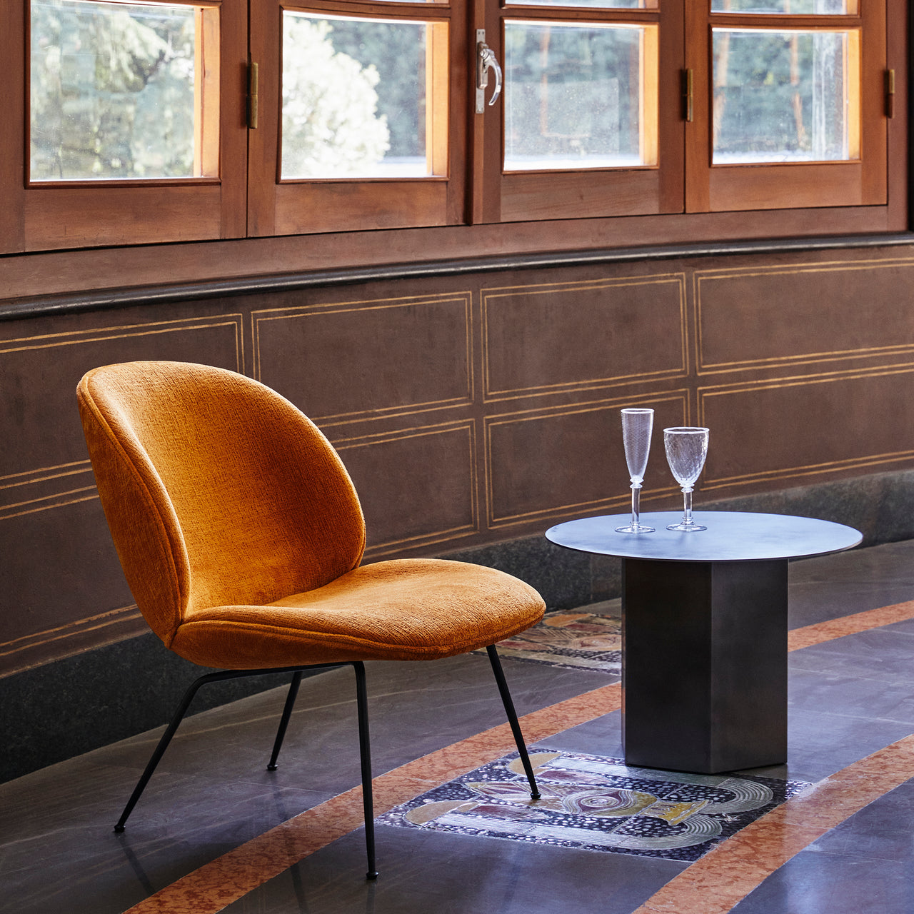 Epic Round Coffee Table: Steel