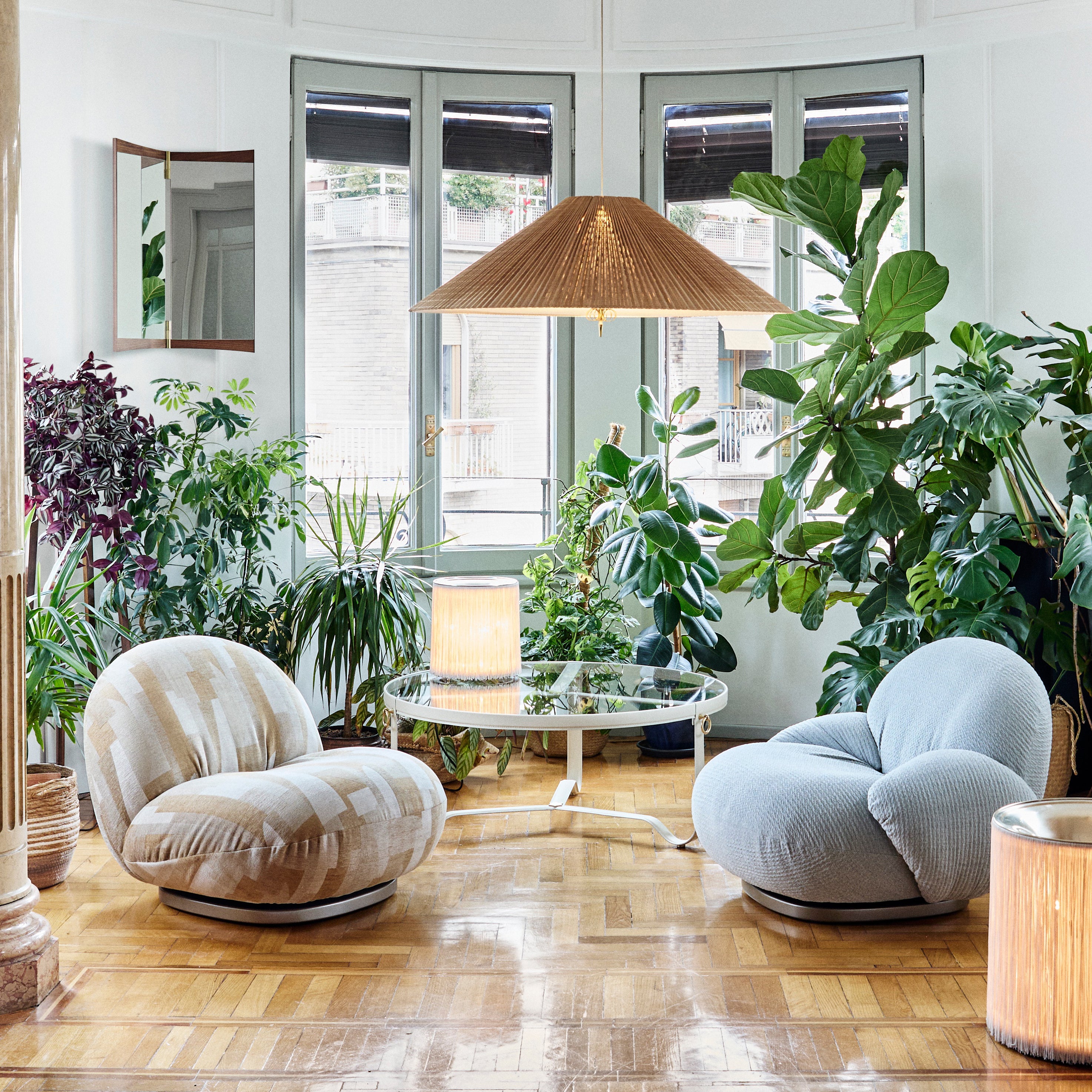 Adnet Circular Coffee Table