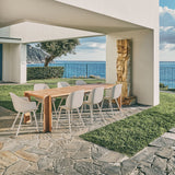 Beetle Outdoor Dining Chair: Plastic Base