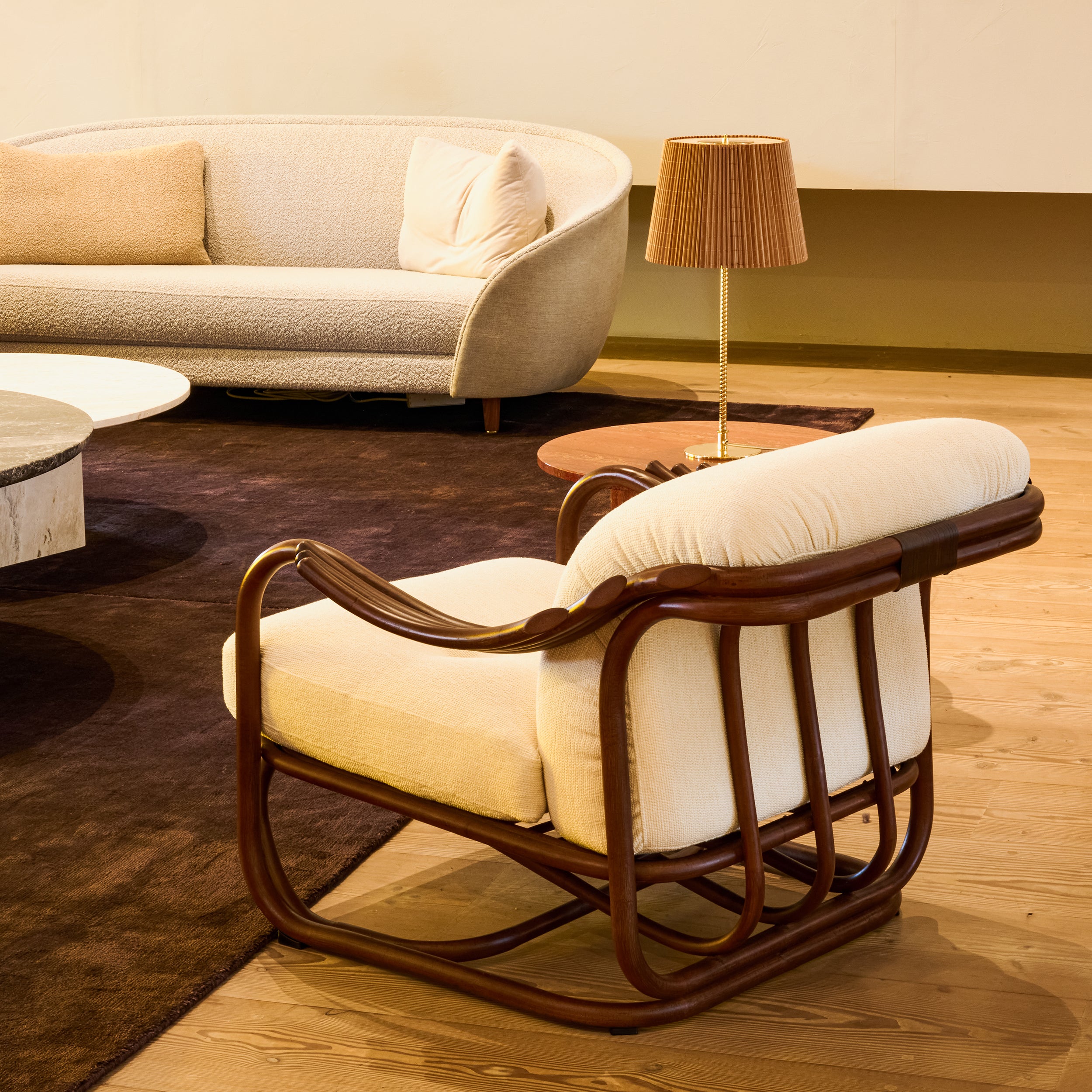 Poltrona Tria Lounge Chair: Fully Upholstered