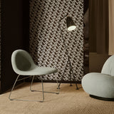 3D Lounge Chair Sledge Base: Fully Upholstered