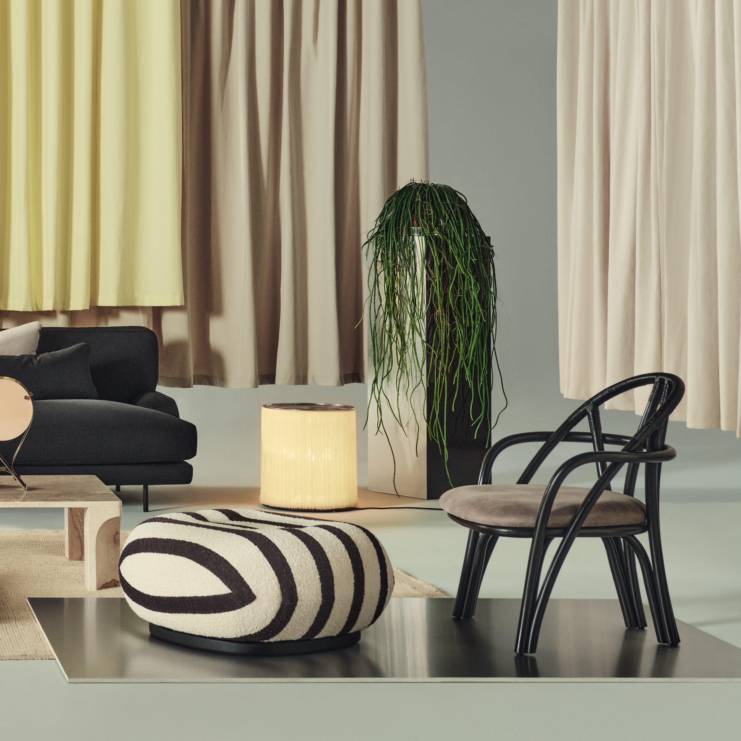 Bistra Lounge Chair: Seat Upholstered