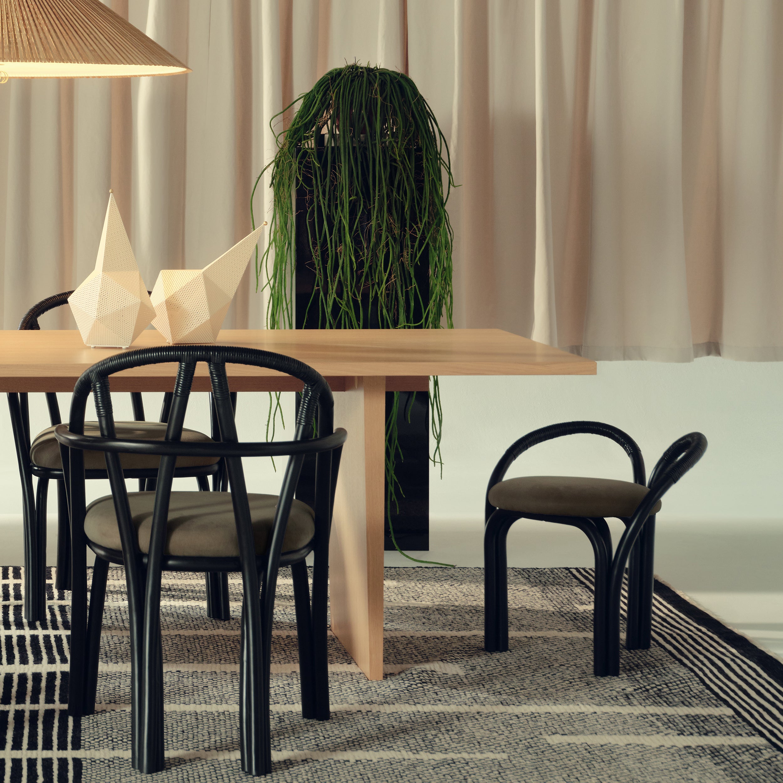 Bistra Stool: Seat Upholstered
