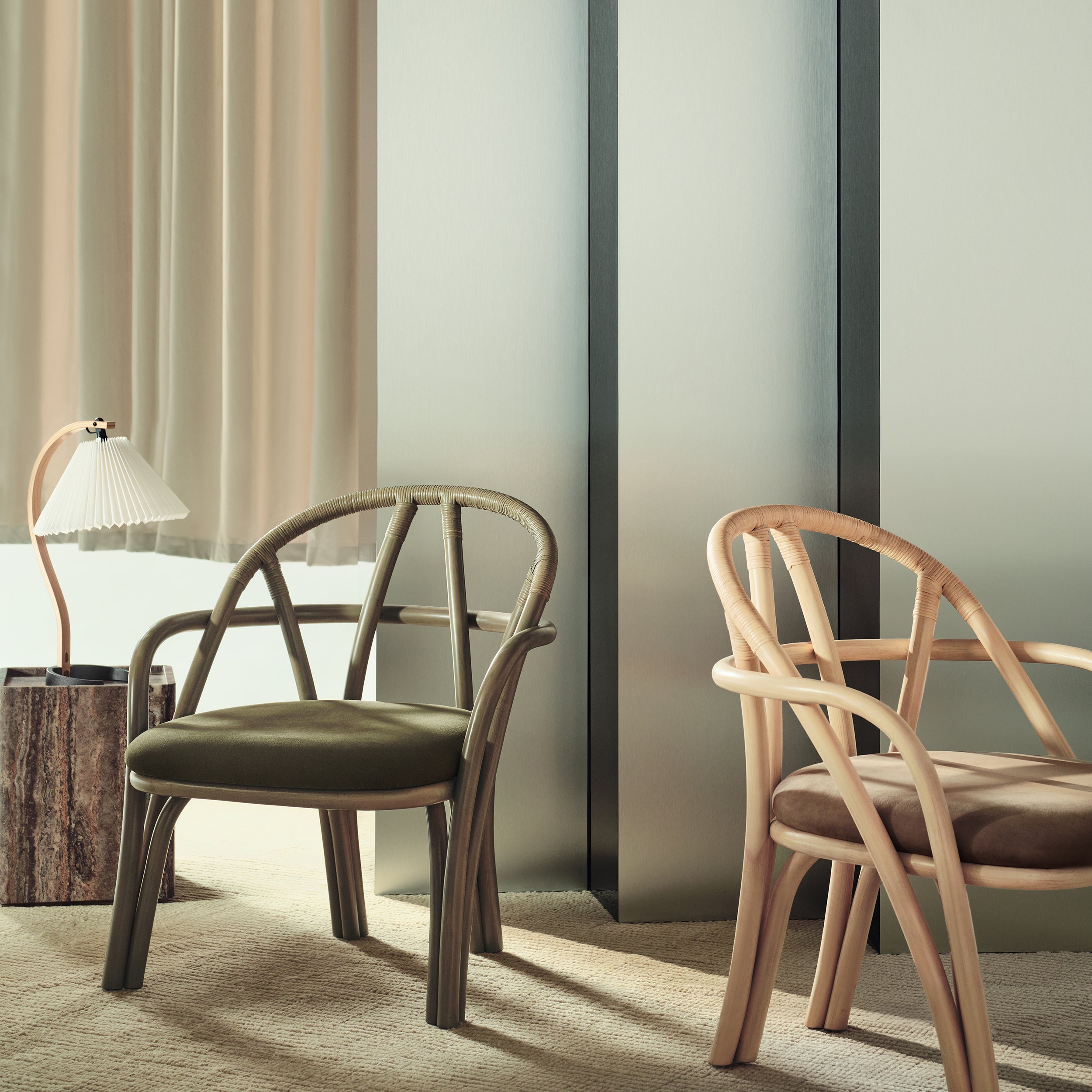 Bistra Lounge Chair: Seat Upholstered