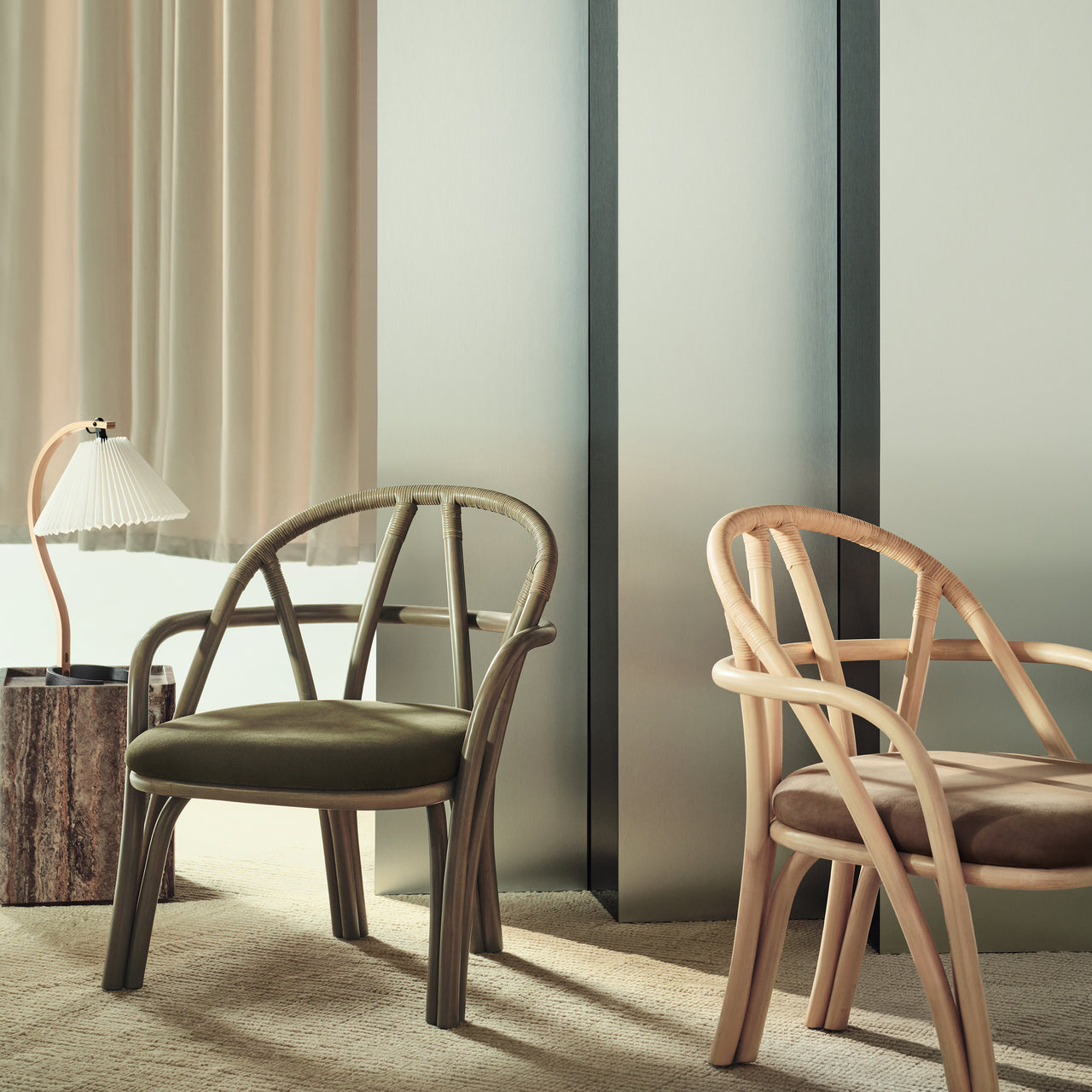 Bistra Lounge Chair: Seat Upholstered