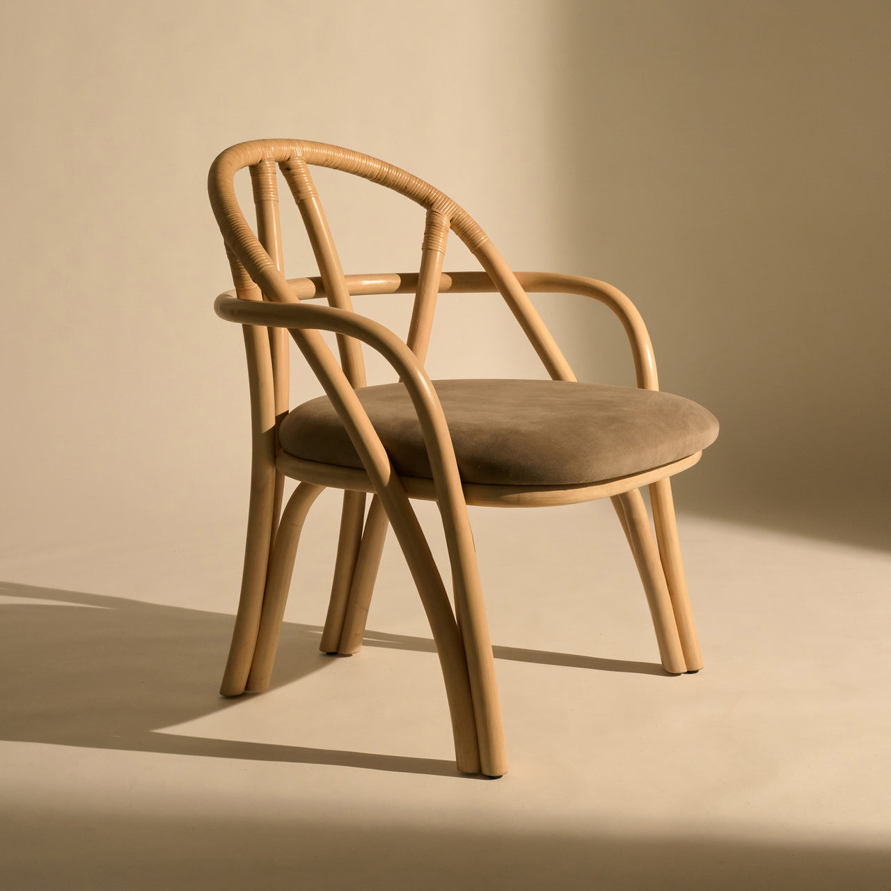 Bistra Lounge Chair: Seat Upholstered