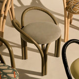 Bistra Stool: Seat Upholstered