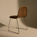 3D Stacking Dining Chair Sledge Base: Front Upholstered