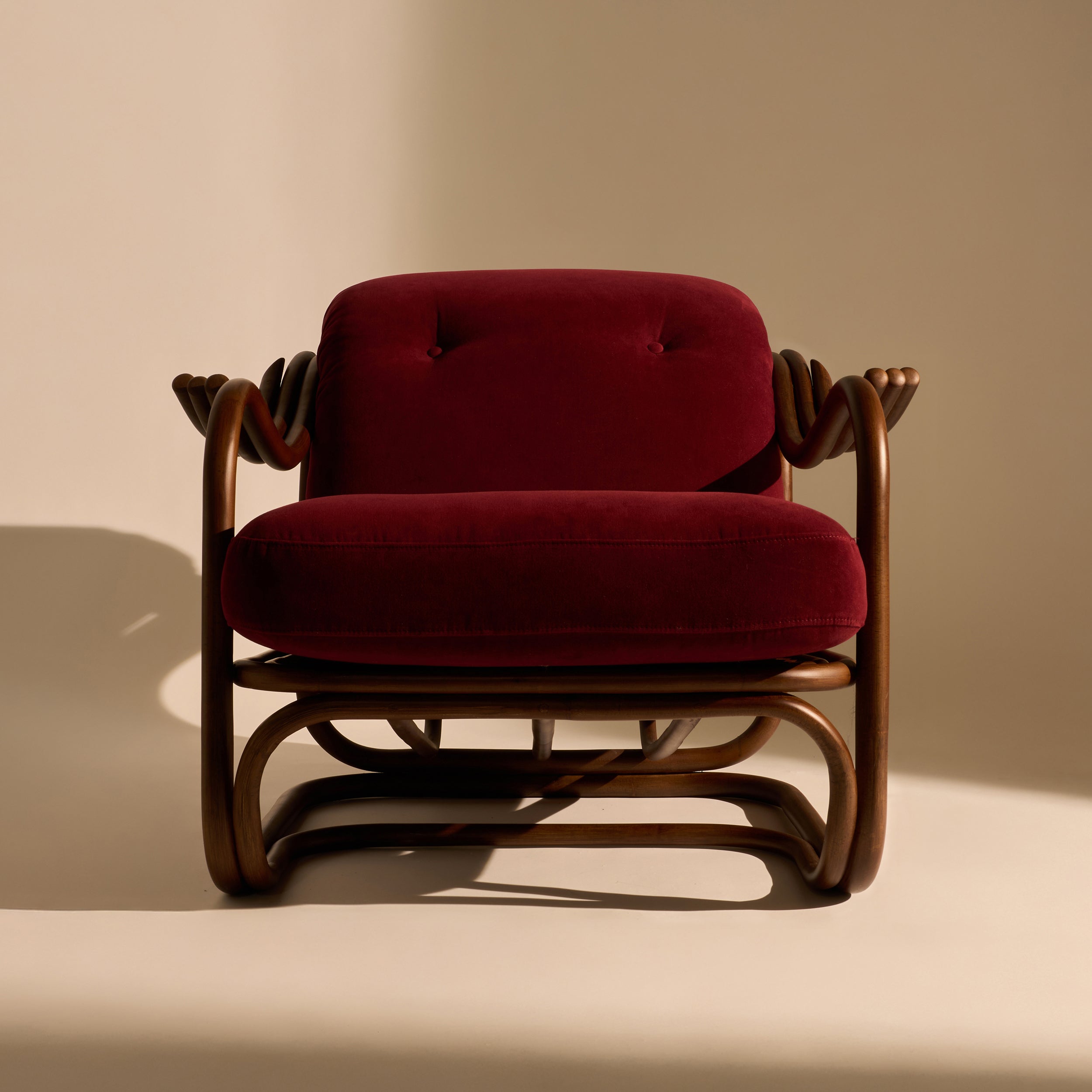 Poltrona Tria Lounge Chair: Fully Upholstered