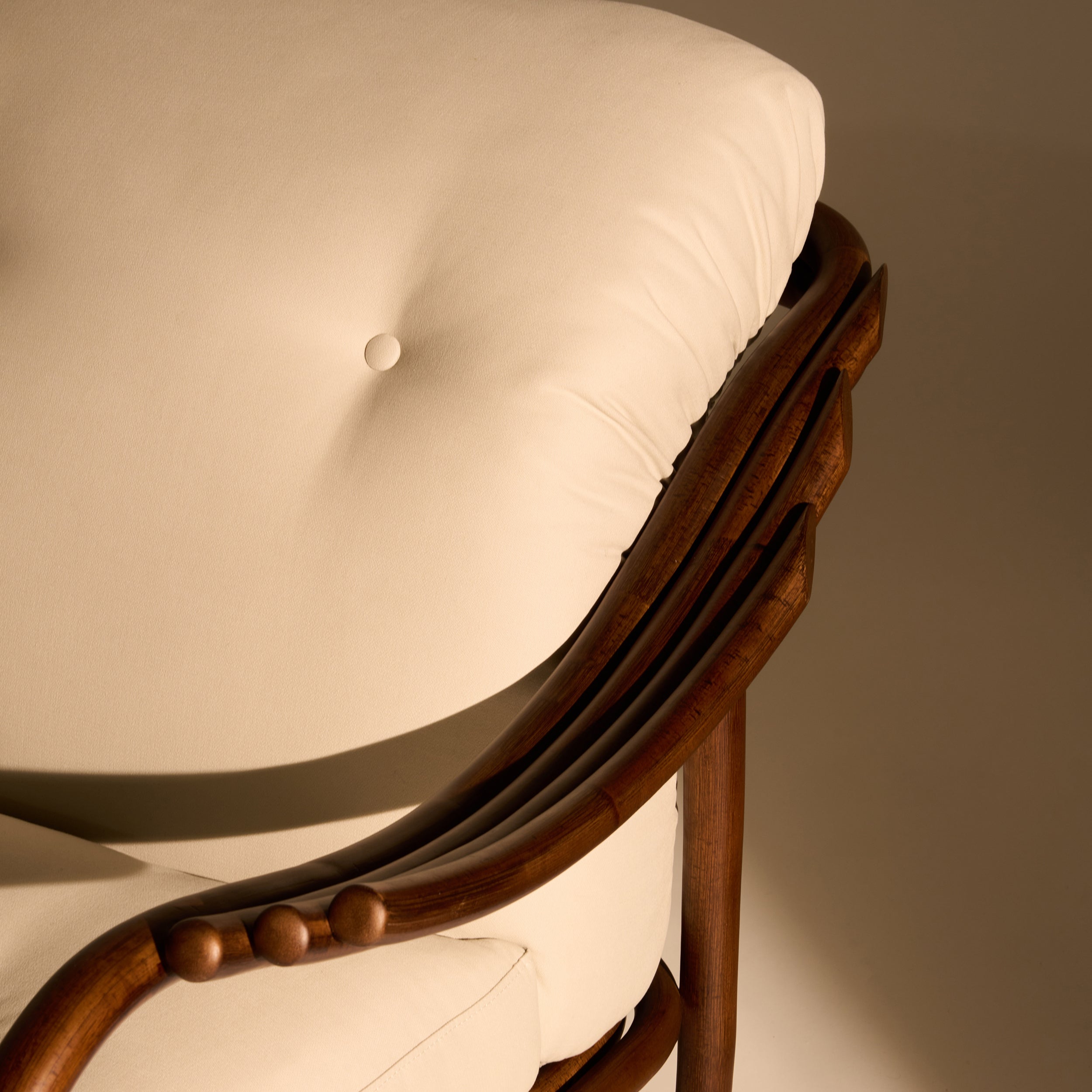 Poltrona Tria Lounge Chair: Fully Upholstered