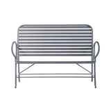 Gardenias Bench: Outdoor + Grey + Without Cushion