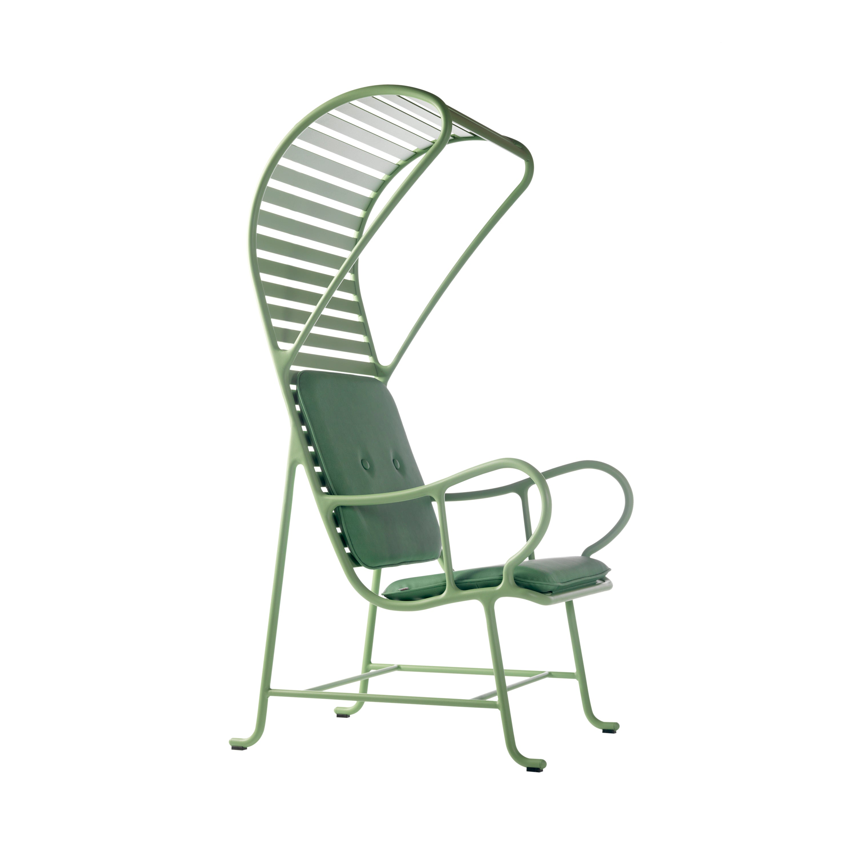 Gardenias Armchair Pergola: Outdoor + Green + With Cushion