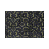 Gems Outlined Rug: Small + Eggnog