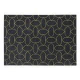 Gems Outlined Rug: Large + Eggnog