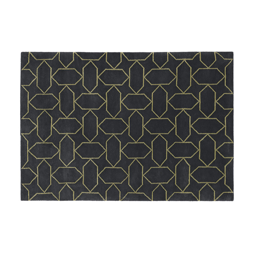 Gems Outlined Rug: Medium + Eggnog