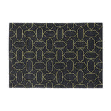 Gems Outlined Rug: Medium + Eggnog