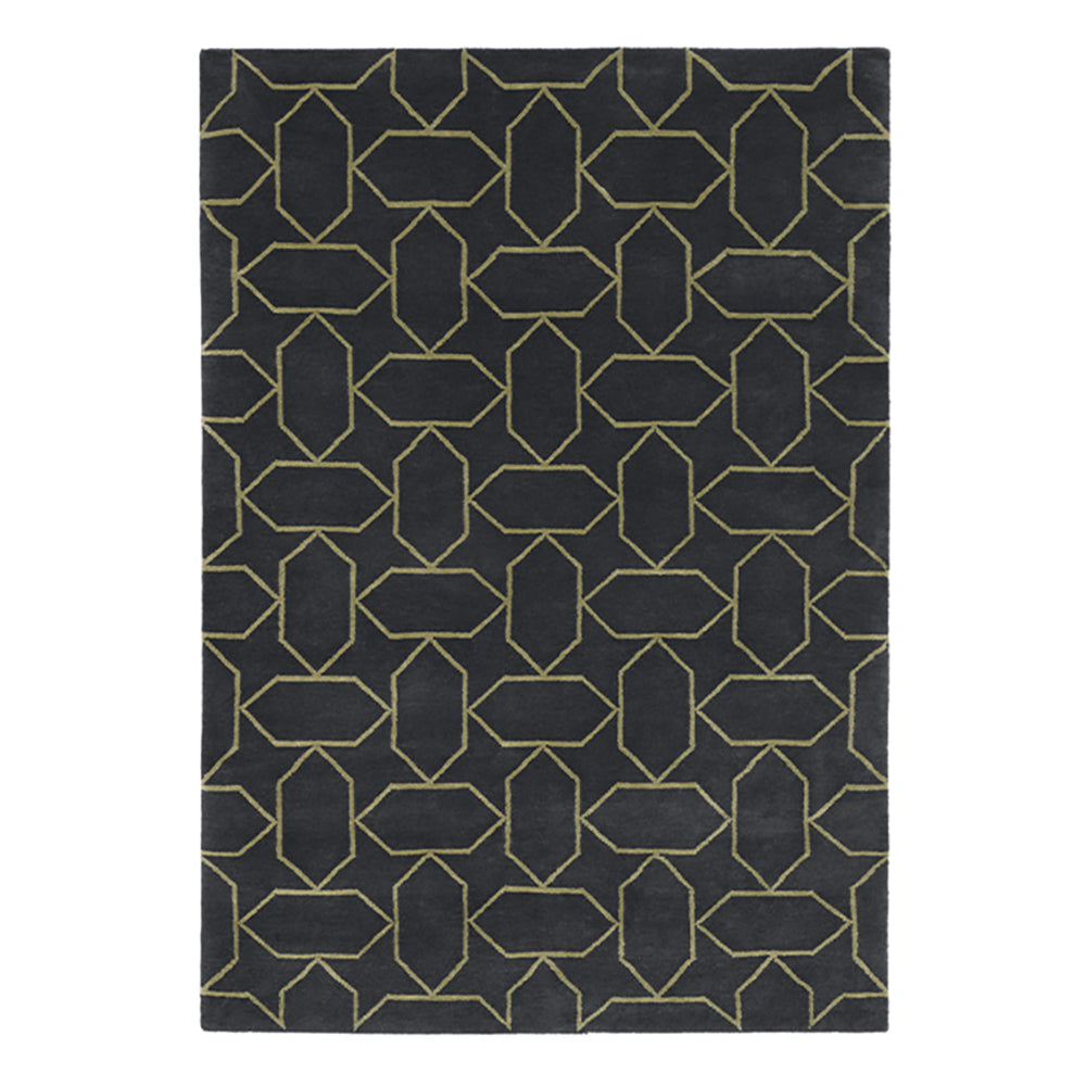 Gems Outlined Rug: Large + Eggnog