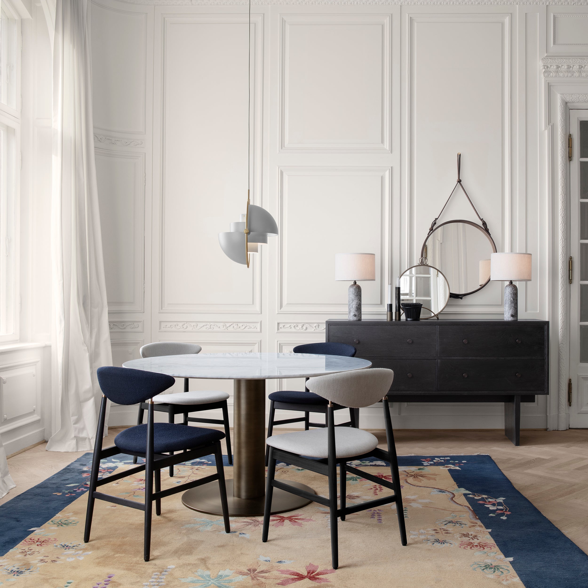 Gent Dining Chair: Fully Upholstered