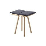 Georg Stool: Oak + Dark Grey
