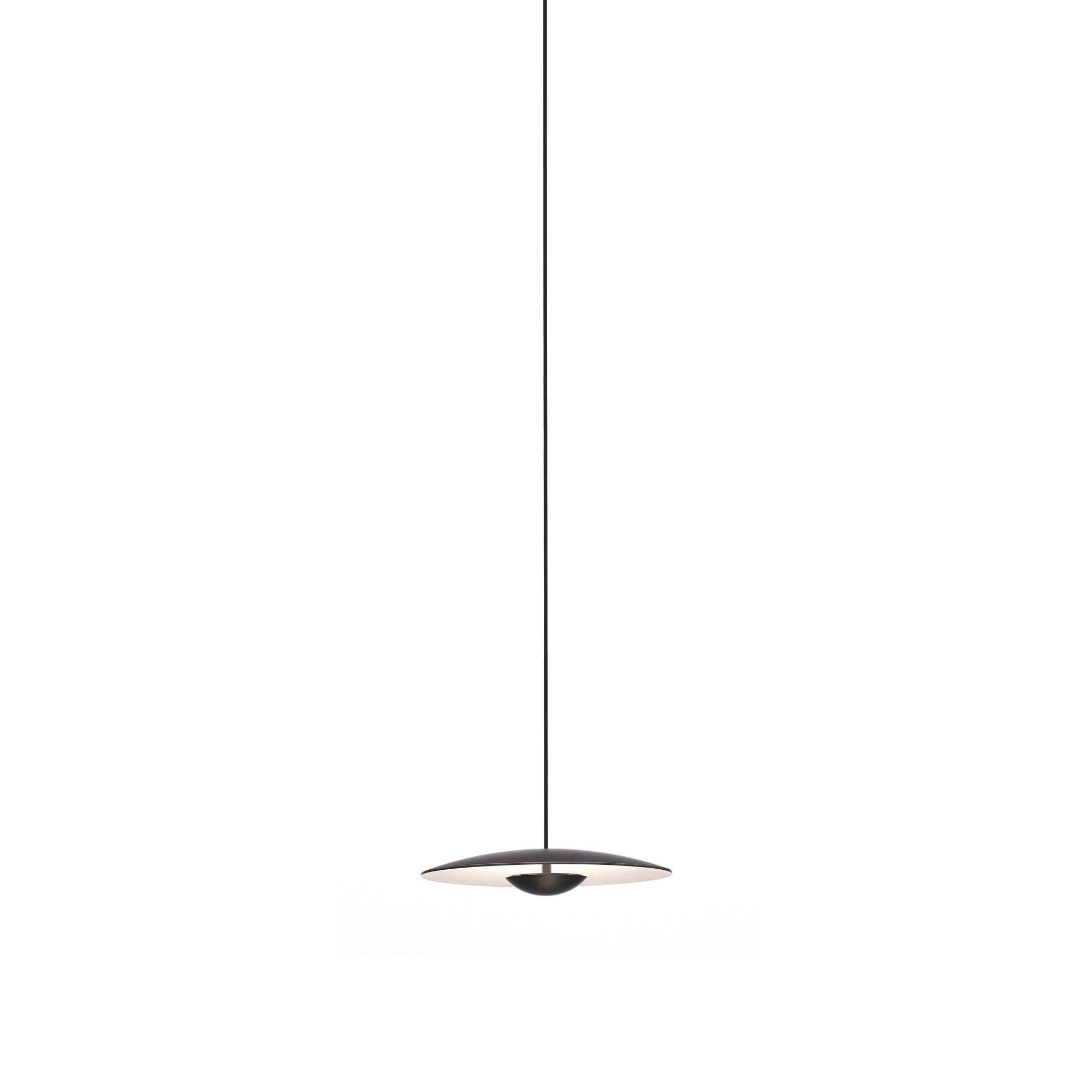 Ginger 20-24V Pendant Light: Wenge + White