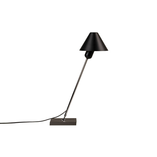 Gira Mini Table Lamp: Black Anodized aluminum