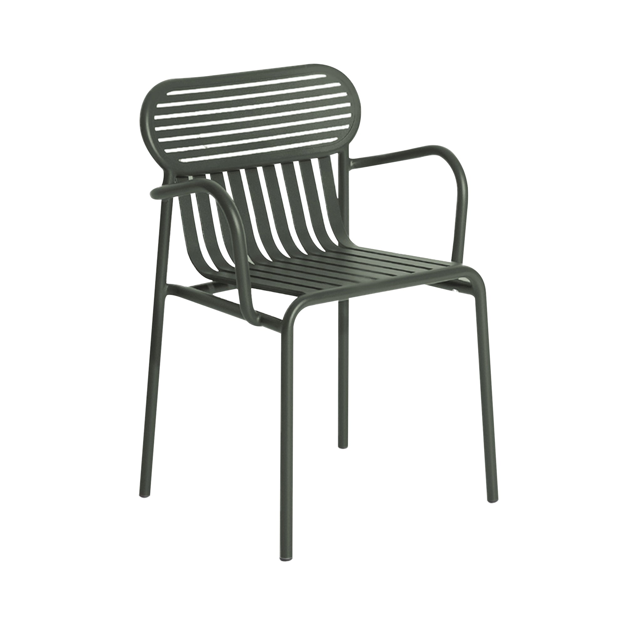 Week-End Stacking Armchair: Set of 2 + Glass Green