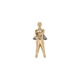 Wall Champions Coat Hook: Single - Gold