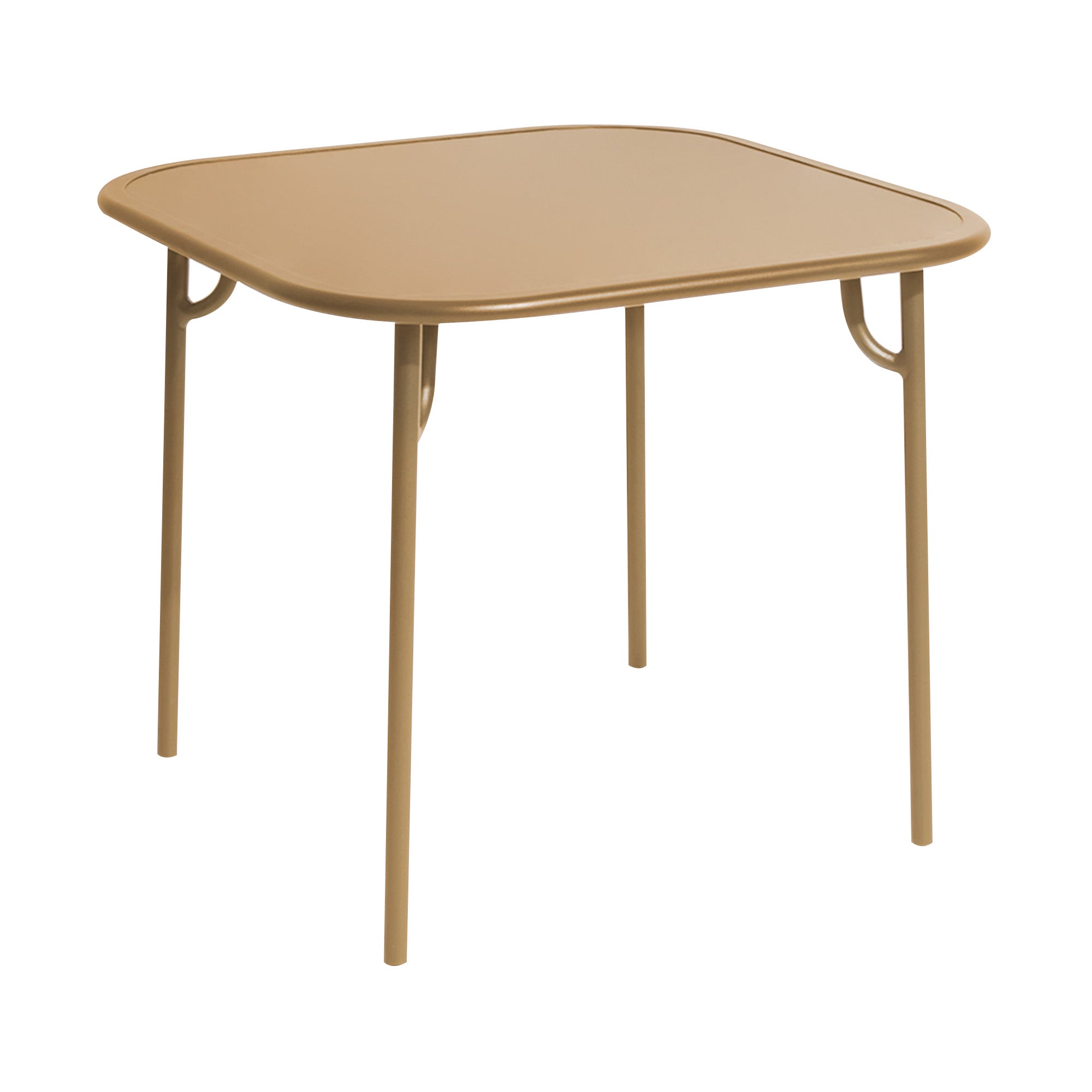 Week-End Square Dining Table: Gold