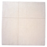 Golden Section Square Rug: White