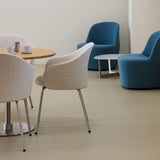 Gomo Armchair: Tube Base