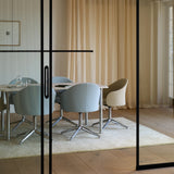 Gomo Armchair: 4 Point Swivel Base