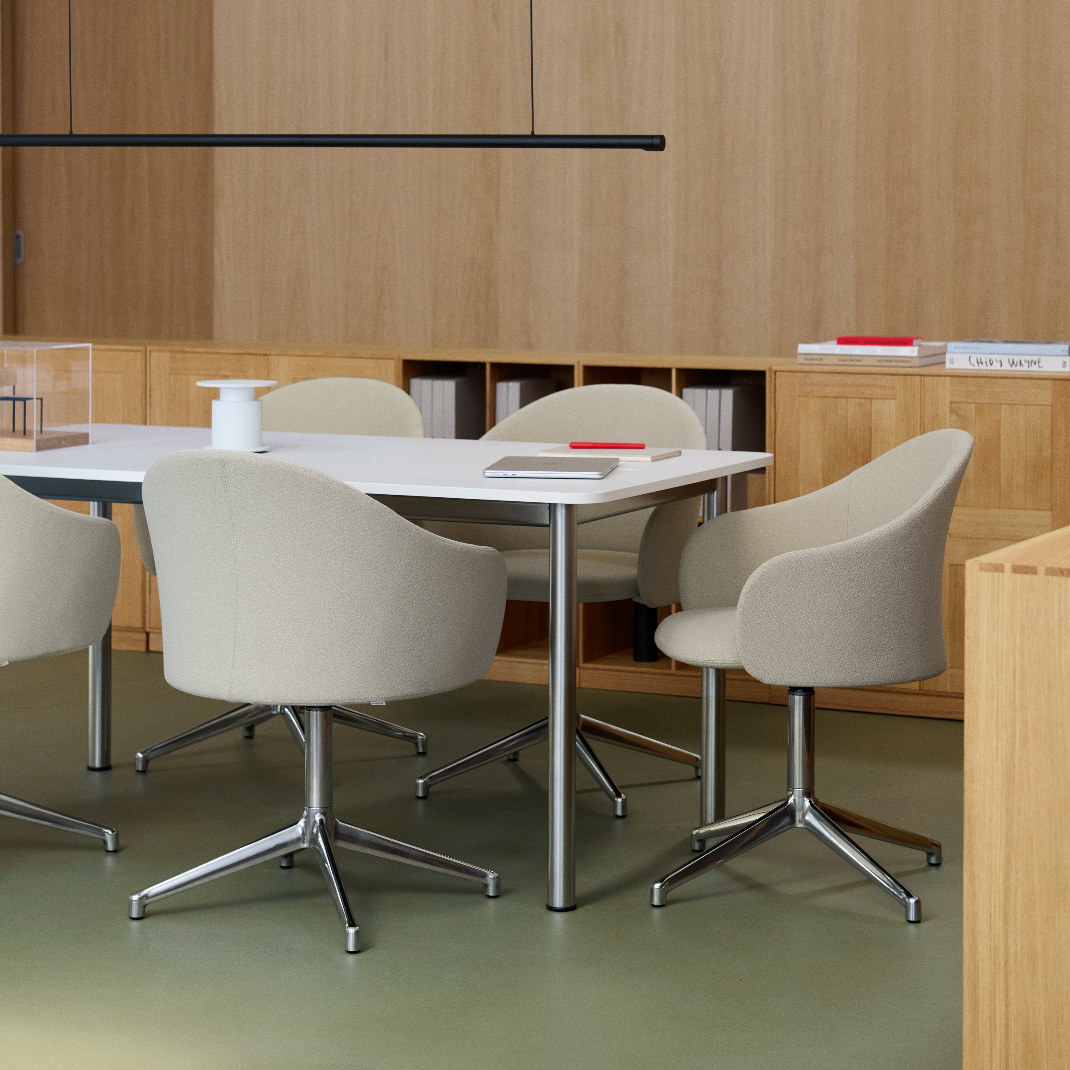 Gomo Armchair: 4 Point Swivel Base