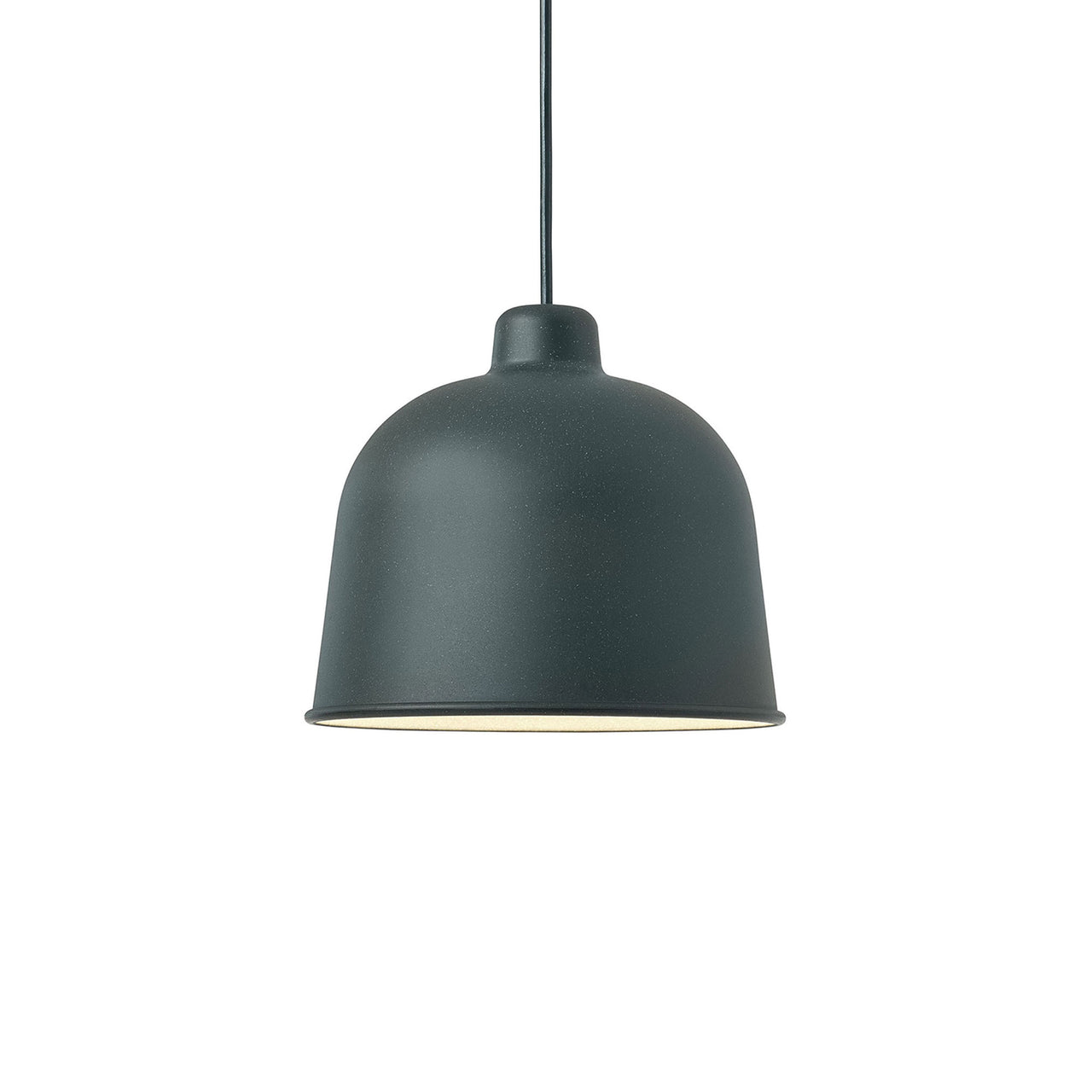 Grain Pendant Light: Dark Green