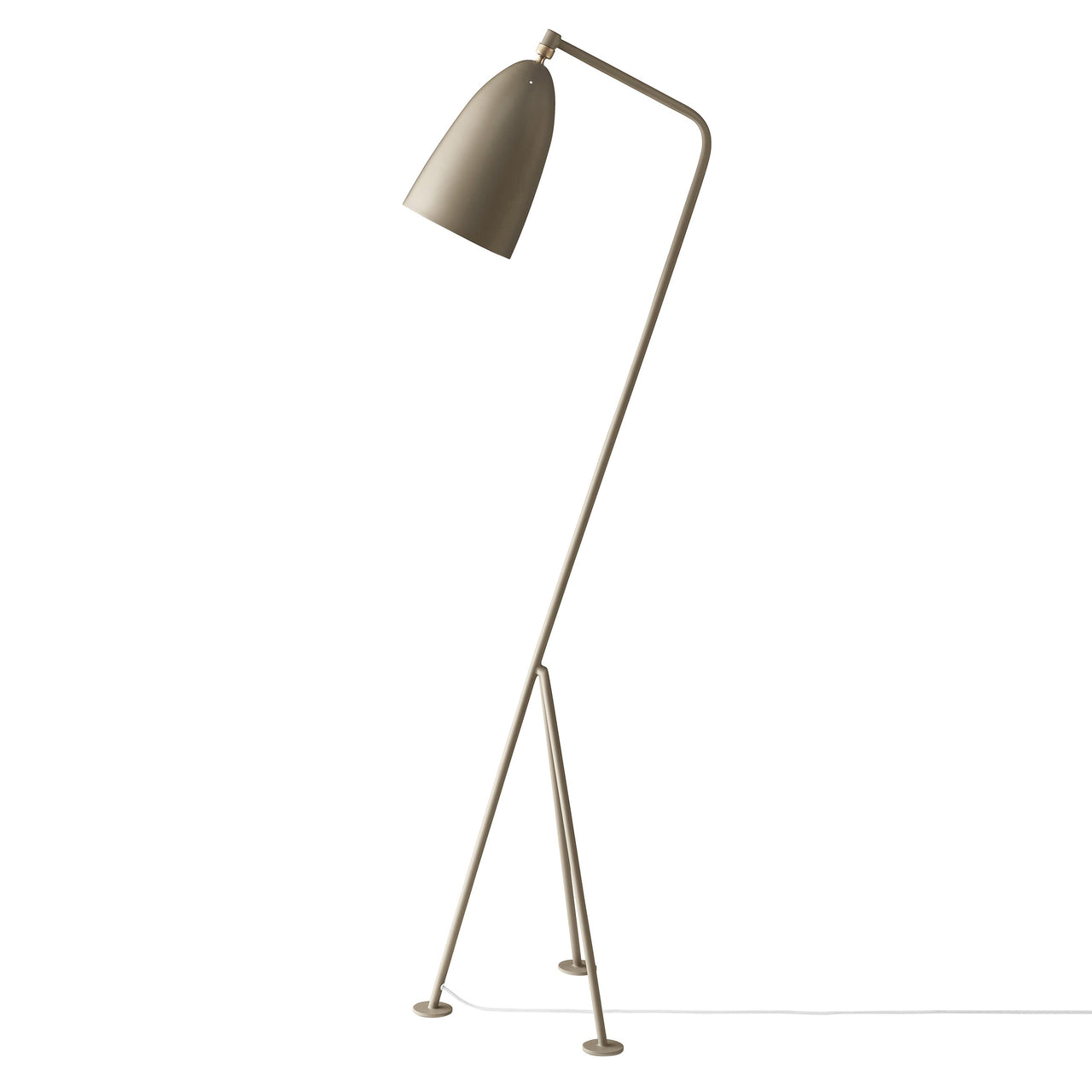 Gräshoppa Floor Lamp: Warm Grey Semi Matt