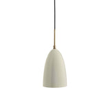 Gräshoppa Pendant: Oyster White Semi Matt