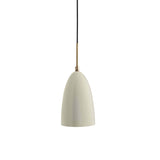 Gräshoppa Pendant: Oyster White Semi Matt