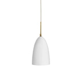 Gräshoppa Pendant: Alabaster White Glossy