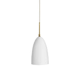 Gräshoppa Pendant: Alabaster White Glossy