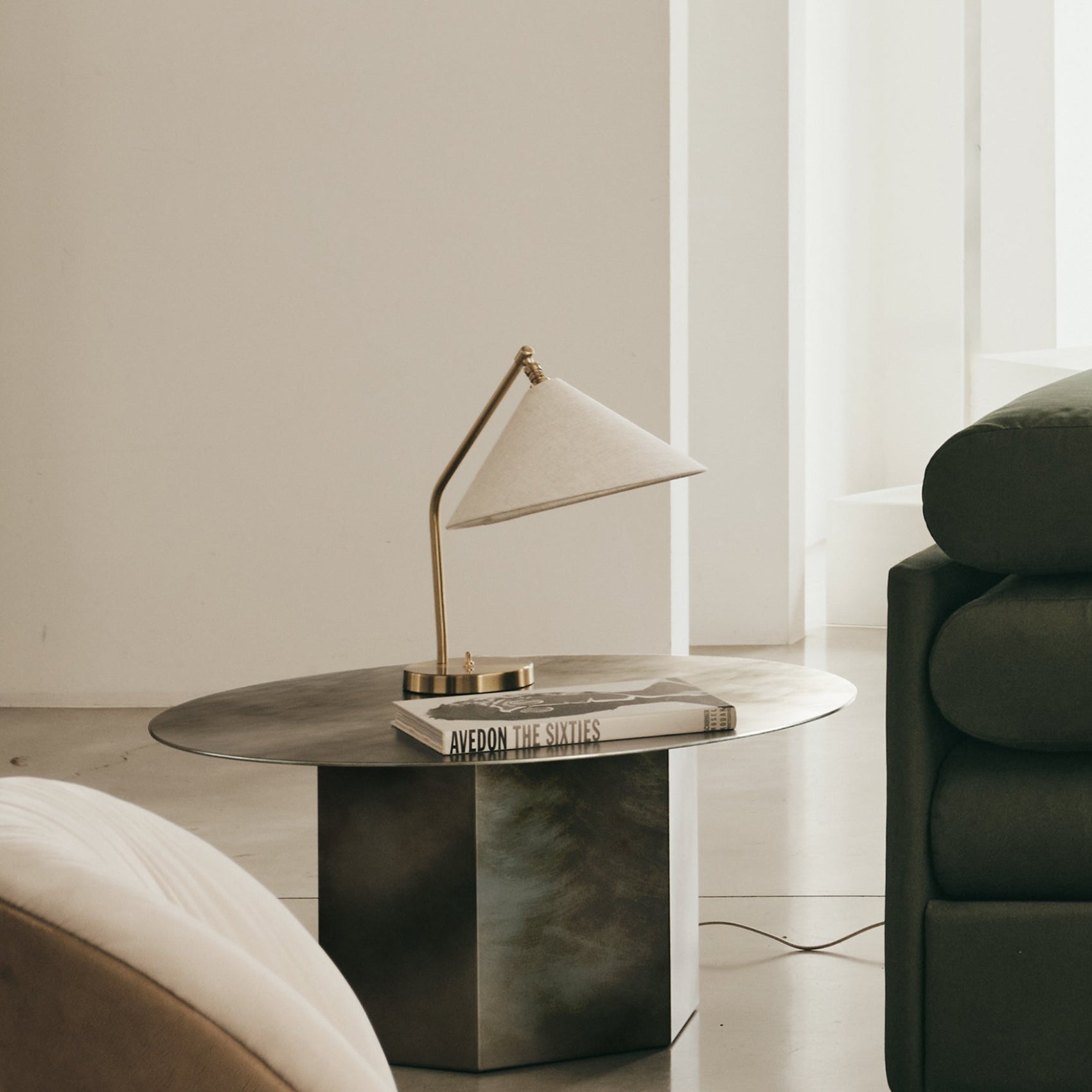 Gräshoppa Table Lamp: Fabric Shade + LS