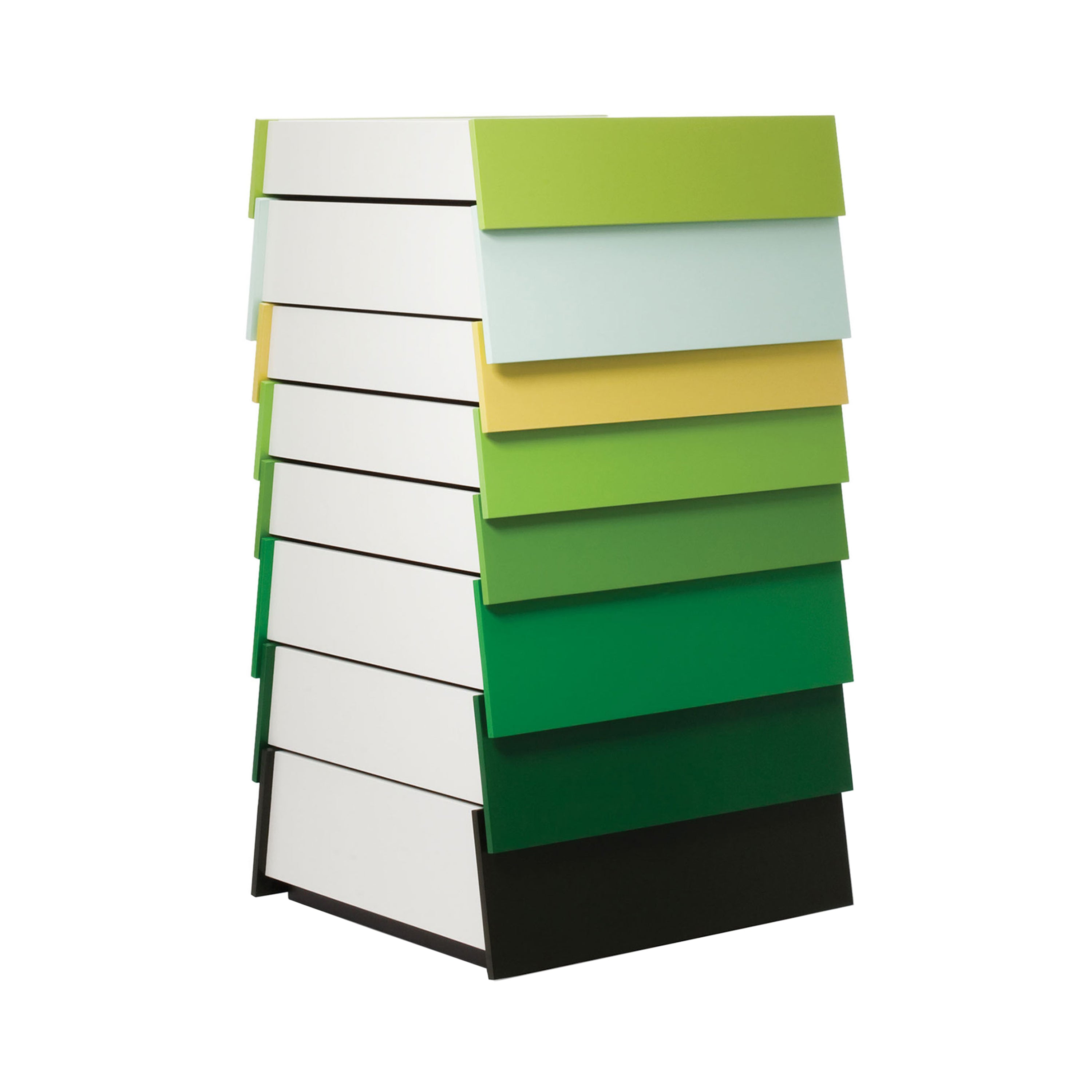 Stack Drawer Unit: Green Palette + 8