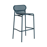 Week-End Stacking Bar Stool: Grey Blue